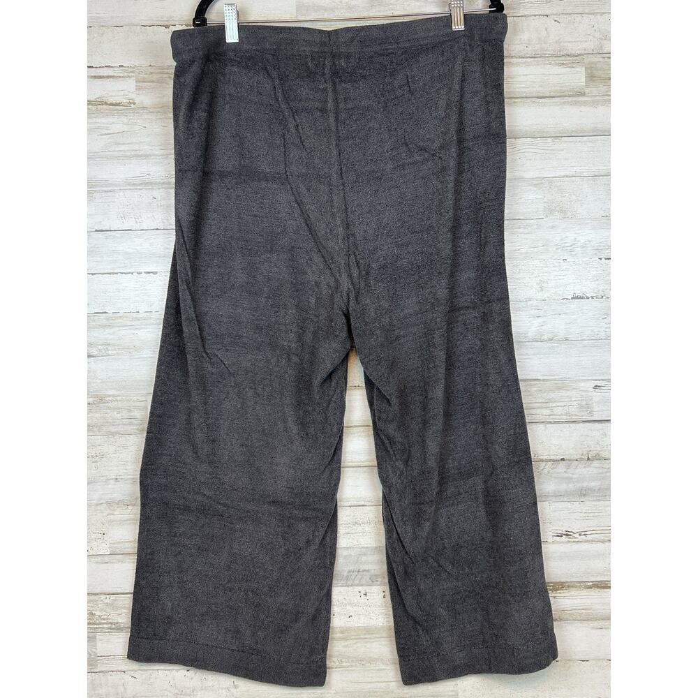 Barefoot Dreams Cozychic Ultra Lite Culottes Crop Lounge Pant Gray XL - Picture 2 of 6